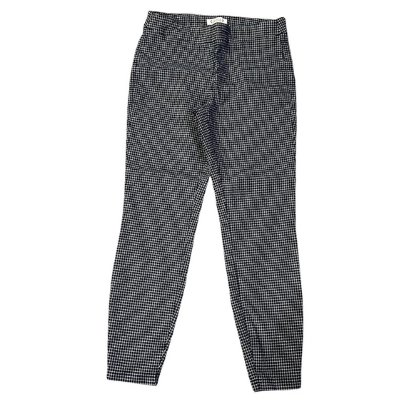 Nanette Lepore Black White Grid Slim Ankle Pants Women’s Size Small - Picture 1 of 6
